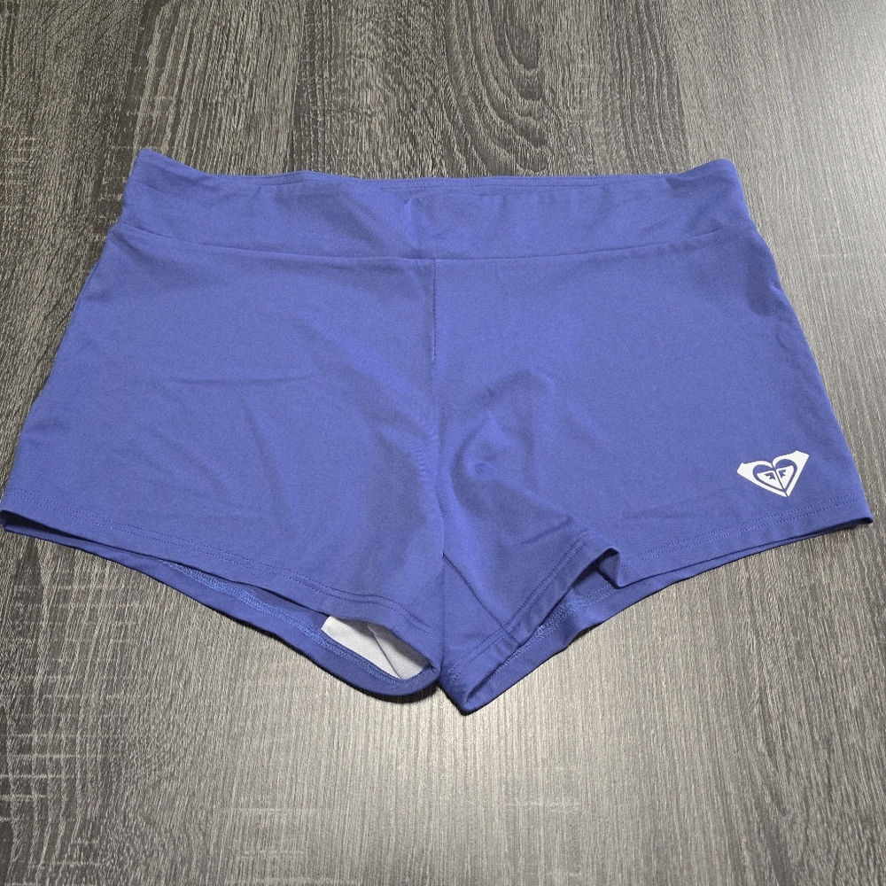 Roxy Women's Blue Biker Volleyball Athletic Shorts